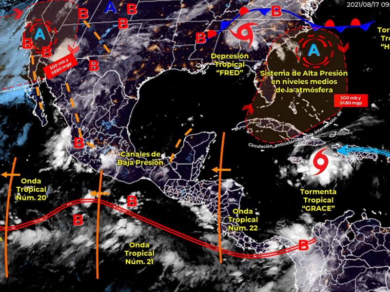 Ve PC de NL benéficas las llegadas de ‘Grace’ y las lluvias